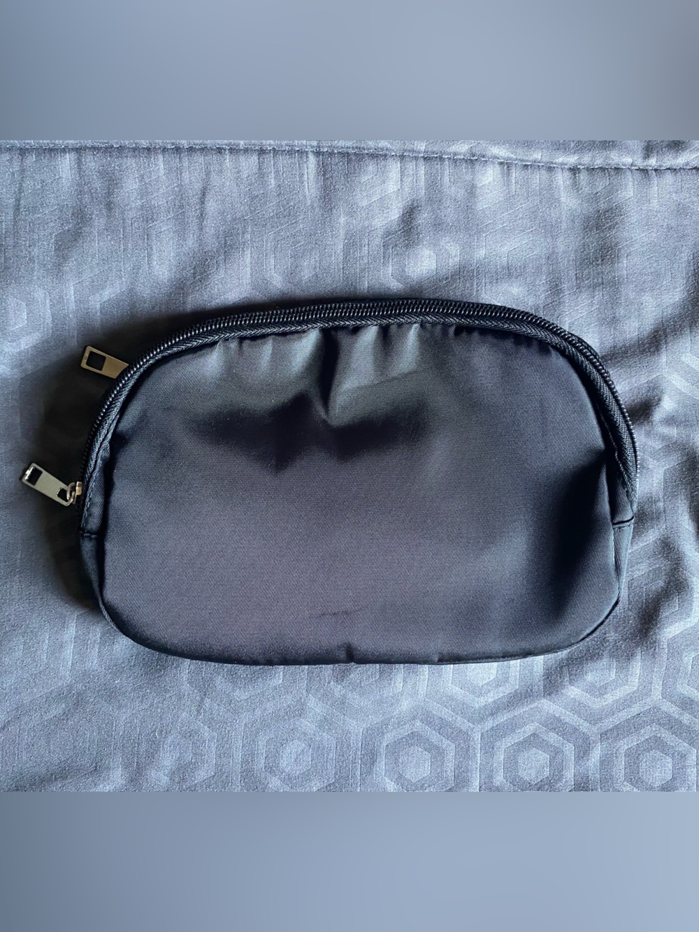 Black everywhere belt bag